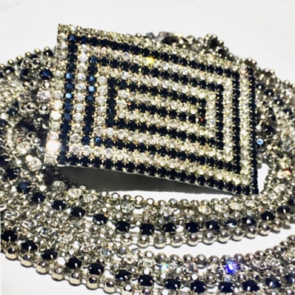 Vintage Art Deco Cyrstal Belt